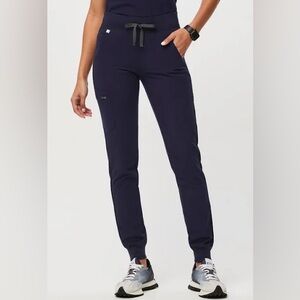 Figs Navy Blue Drawstring Jogger Style‎ Pants Size Small